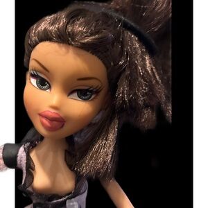 Brunette BRATZ Yasmin Fashion Doll WEARING MH Dress